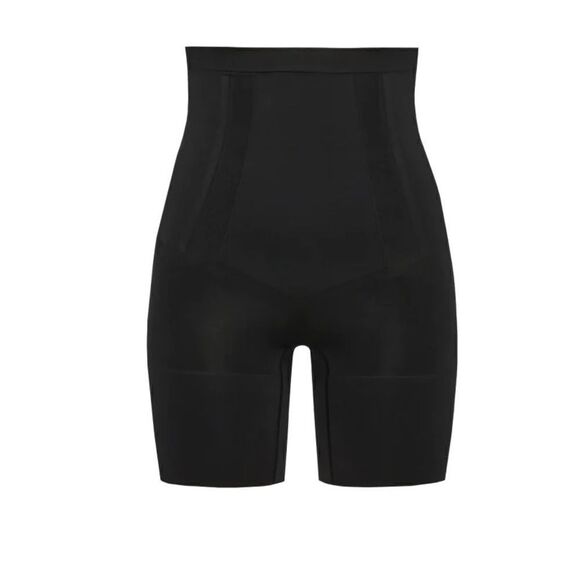 SPANX OnCore High-Waisted Mid Thigh Short Sculpt Shaper black NWT medium - Picture 8 of 8